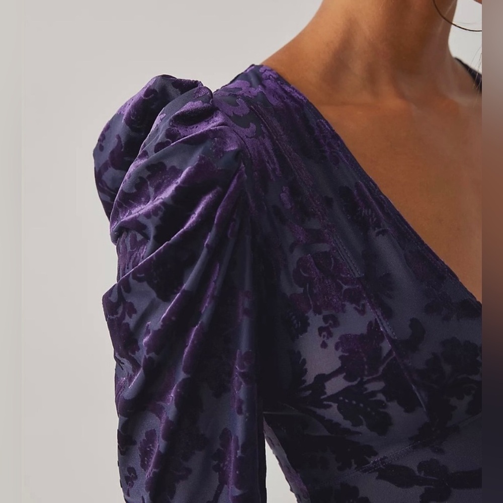 🏷️ Free People Magic Hour Bodysuit Size XS in Deep Sea Combo - Picture 4 of 9
